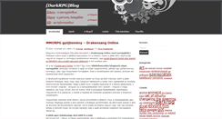 Desktop Screenshot of blog.darkrpg.hu